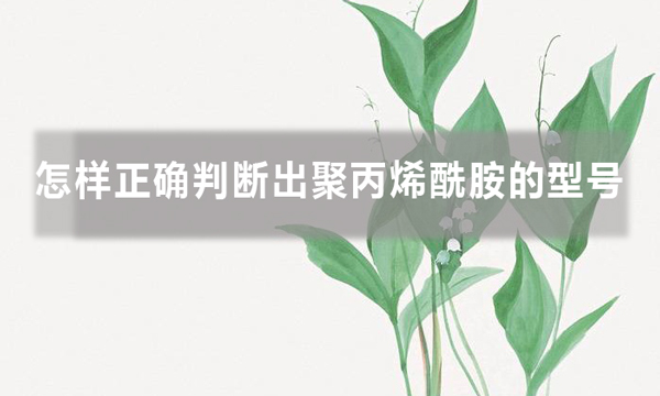 怎樣正確判斷出聚丙烯酰胺的型號(hào)，知道后避免踩坑